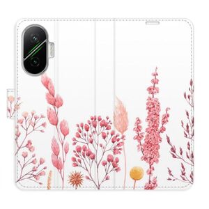 Flipové pouzdro iSaprio - Pink Flowers 03 - Poco F7 obraz