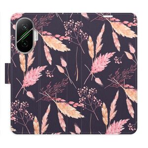 Flipové pouzdro iSaprio - Ornamental Flowers 02 - Poco F7 obraz
