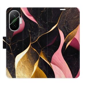 Flipové pouzdro iSaprio - Gold Pink Marble 02 - Poco F7 obraz