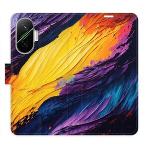 Flipové pouzdro iSaprio - Fire Paint - Poco F7 obraz