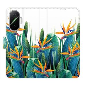 Flipové pouzdro iSaprio - Exotic Flowers 02 - Poco F7 obraz