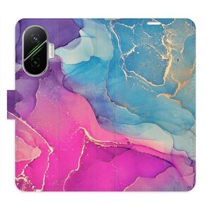 Flipové pouzdro iSaprio - Colour Marble 02 - Poco F7 obraz