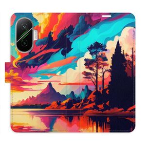 Flipové pouzdro iSaprio - Colorful Mountains 02 - Poco F7 obraz