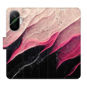 Flipové pouzdro iSaprio - BlackPink Marble - Poco F7 obraz