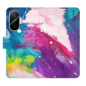 Flipové pouzdro iSaprio - Abstract Paint 05 - Poco F7 obraz