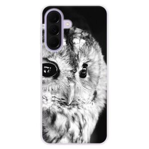 Silikonové pouzdro iSaprio - BW Owl - Samsung Galaxy A27 obraz
