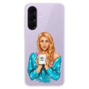 Silikonové pouzdro iSaprio - Coffe Now - Redhead - Samsung Galaxy A27 obraz
