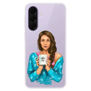 Silikonové pouzdro iSaprio - Coffe Now - Brunette - Samsung Galaxy A27 obraz