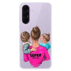 Silikonové pouzdro iSaprio - Super Mama - Boy and Girl - Samsung Galaxy A27 obraz