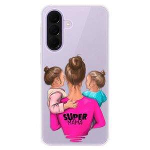 Silikonové pouzdro iSaprio - Super Mama - Two Girls - Samsung Galaxy A27 obraz