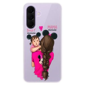 Silikonové pouzdro iSaprio - Mama Mouse Brunette and Girl - Samsung Galaxy A37 obraz