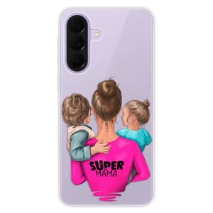Silikonové pouzdro iSaprio - Super Mama - Boy and Girl - Samsung Galaxy A37 obraz