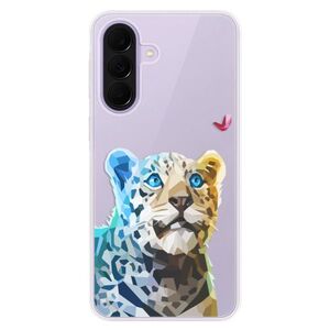 Silikonové pouzdro iSaprio - Leopard With Butterfly - Samsung Galaxy A37 obraz