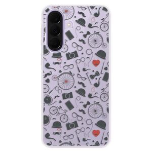 Silikonové pouzdro iSaprio - Vintage Pattern 01 - black - Samsung Galaxy A37 obraz
