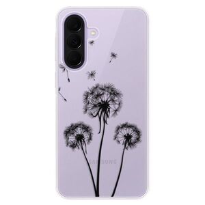 Silikonové pouzdro iSaprio - Three Dandelions - black - Samsung Galaxy A37 obraz