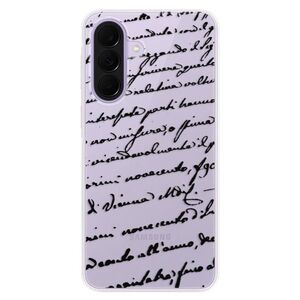 Silikonové pouzdro iSaprio - Handwriting 01 - black - Samsung Galaxy A37 obraz