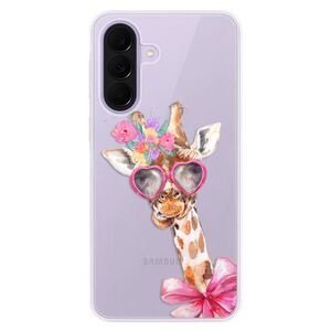 Silikonové pouzdro iSaprio - Lady Giraffe - Samsung Galaxy A37 obraz
