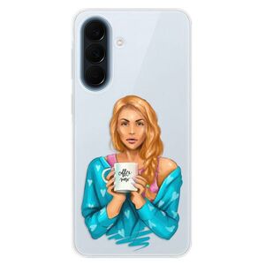 Silikonové pouzdro iSaprio - Coffe Now - Redhead - Samsung Galaxy A57 obraz