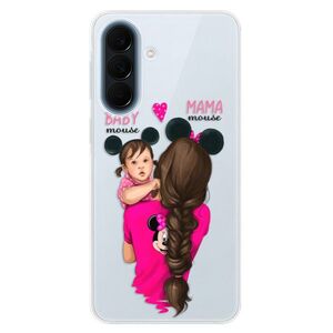 Silikonové pouzdro iSaprio - Mama Mouse Brunette and Girl - Samsung Galaxy A57 obraz