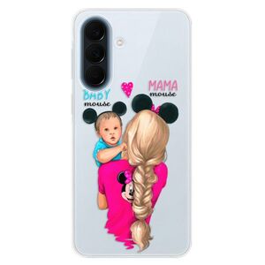 Silikonové pouzdro iSaprio - Mama Mouse Blonde and Boy - Samsung Galaxy A57 obraz