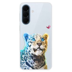 Silikonové pouzdro iSaprio - Leopard With Butterfly - Samsung Galaxy A57 obraz
