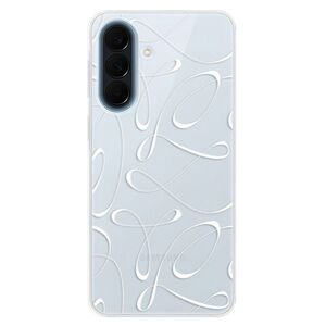 Silikonové pouzdro iSaprio - Fancy - white - Samsung Galaxy A57 obraz