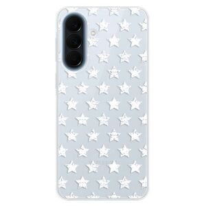 Silikonové pouzdro iSaprio - Stars Pattern - white - Samsung Galaxy A57 obraz