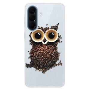 Silikonové pouzdro iSaprio - Owl And Coffee - Samsung Galaxy A57 obraz