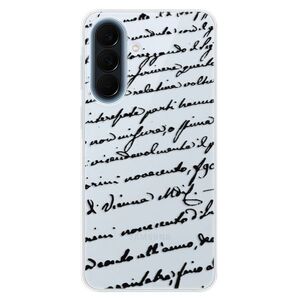 Silikonové pouzdro iSaprio - Handwriting 01 - black - Samsung Galaxy A57 obraz
