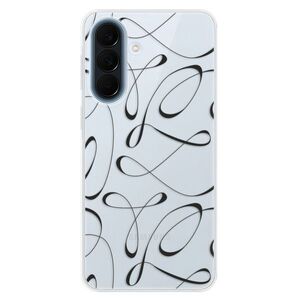 Silikonové pouzdro iSaprio - Fancy - black - Samsung Galaxy A57 obraz