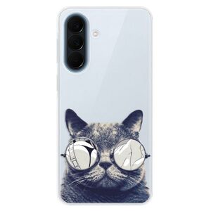 Silikonové pouzdro iSaprio - Crazy Cat 01 - Samsung Galaxy A57 obraz