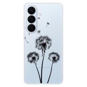 Silikonové pouzdro iSaprio - Three Dandelions - black - Samsung Galaxy S26 obraz