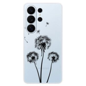 Silikonové pouzdro iSaprio - Three Dandelions - black - Samsung Galaxy S26 Ultra obraz