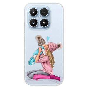 Silikonové pouzdro iSaprio - Kissing Mom - Blond and Boy - Xiaomi 17 obraz