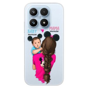 Silikonové pouzdro iSaprio - Mama Mouse Brunette and Boy - Xiaomi 17 obraz