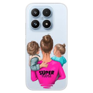 Silikonové pouzdro iSaprio - Super Mama - Boy and Girl - Xiaomi 17 obraz