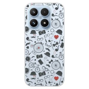 Silikonové pouzdro iSaprio - Vintage Pattern 01 - black - Xiaomi 17 obraz