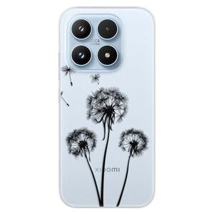 Silikonové pouzdro iSaprio - Three Dandelions - black - Xiaomi 17 obraz
