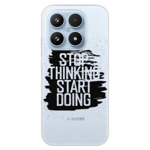 Silikonové pouzdro iSaprio - Start Doing - black - Xiaomi 17 obraz
