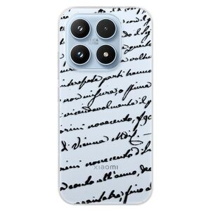 Silikonové pouzdro iSaprio - Handwriting 01 - black - Xiaomi 17 obraz