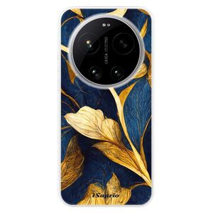 Silikonové pouzdro iSaprio - Gold Leaves - Xiaomi 17 Ultra obraz