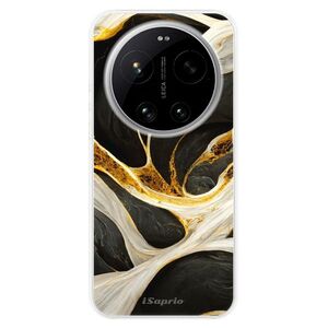 Silikonové pouzdro iSaprio - Black and Gold - Xiaomi 17 Ultra obraz