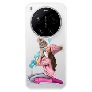 Silikonové pouzdro iSaprio - Kissing Mom - Brunette and Boy - Xiaomi 17 Ultra obraz