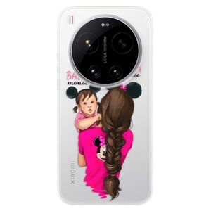 Silikonové pouzdro iSaprio - Mama Mouse Brunette and Girl - Xiaomi 17 Ultra obraz