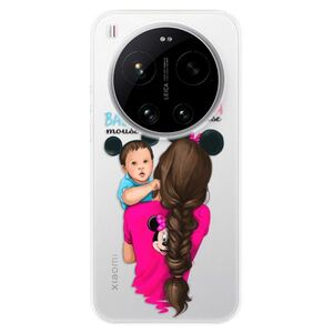Silikonové pouzdro iSaprio - Mama Mouse Brunette and Boy - Xiaomi 17 Ultra obraz