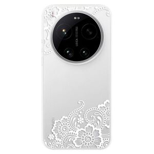 Silikonové pouzdro iSaprio - White Lace 02 - Xiaomi 17 Ultra obraz