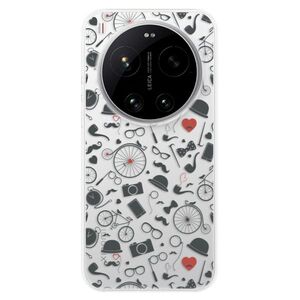 Silikonové pouzdro iSaprio - Vintage Pattern 01 - black - Xiaomi 17 Ultra obraz