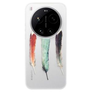 Silikonové pouzdro iSaprio - Three Feathers - Xiaomi 17 Ultra obraz