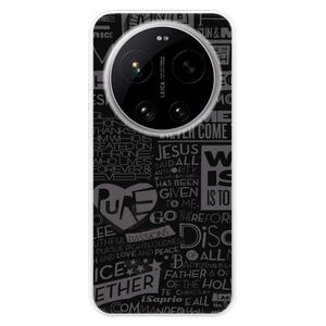 Silikonové pouzdro iSaprio - Text 01 - Xiaomi 17 Ultra obraz