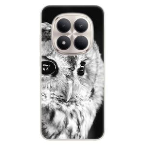 Silikonové pouzdro iSaprio - BW Owl - Xiaomi Redmi Note 15 Pro 5G obraz